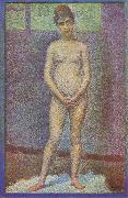 Georges Seurat Model,Front View (mk09) Sweden oil painting artist